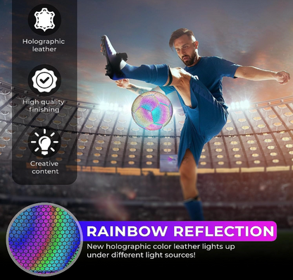 Holographic Glow in the Dark Football