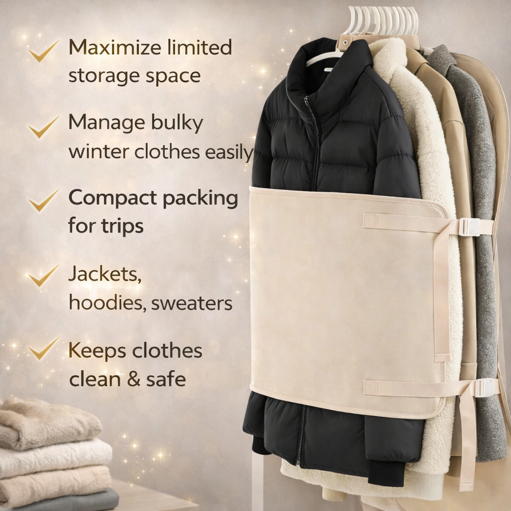 Hanging Wardrobe Space Saver Organizer