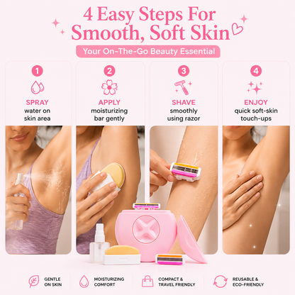 3-in-1 Women's Travel Hair Removal Device