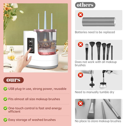 2-in-1  Makeup Brush Cleaner&Dryer