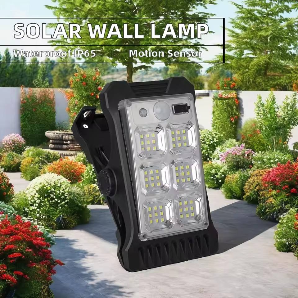 Solar Power Clip On Motion Sensor LED Light