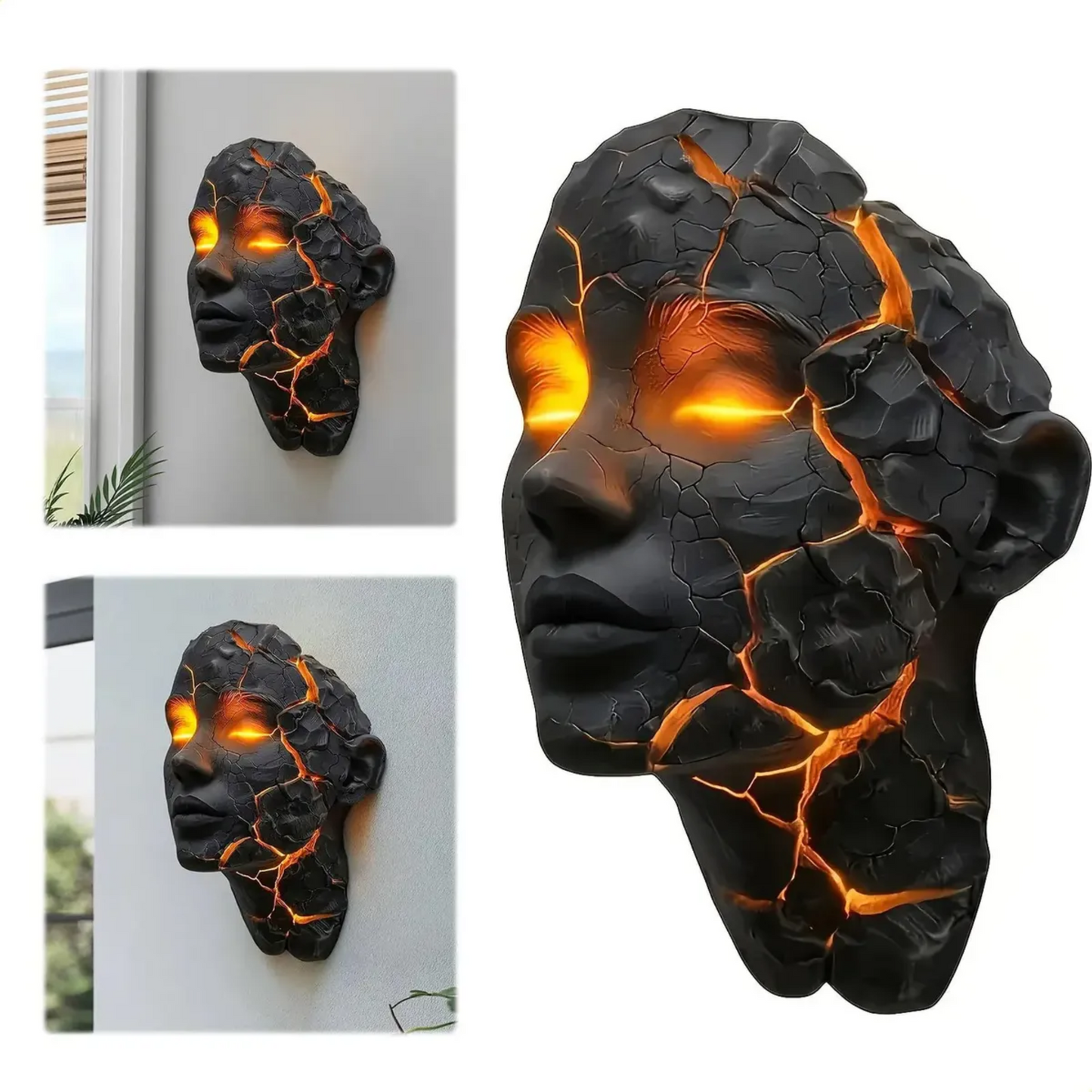 Volcanic Cracked Soul Wall Lamp