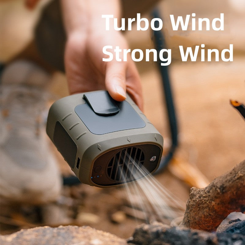 Portable Waist Clip Fan With Power Bank