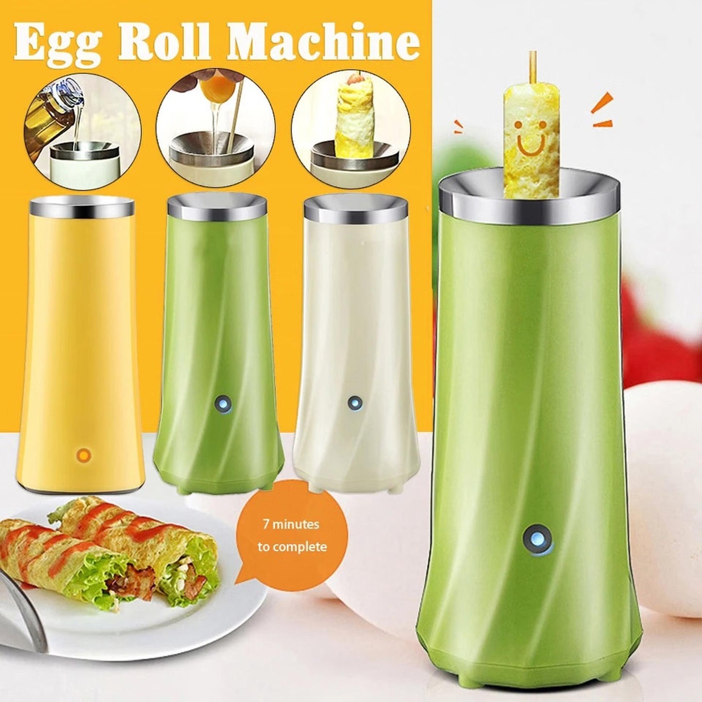 Automatic Egg Roll Maker Machine