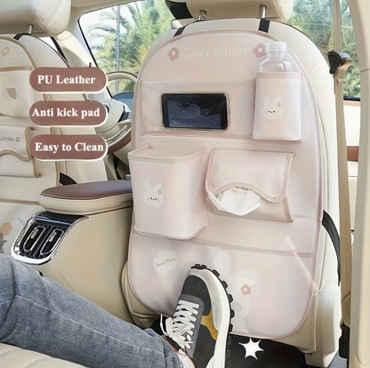 Car Back Seat Organizer with Detachable Tray