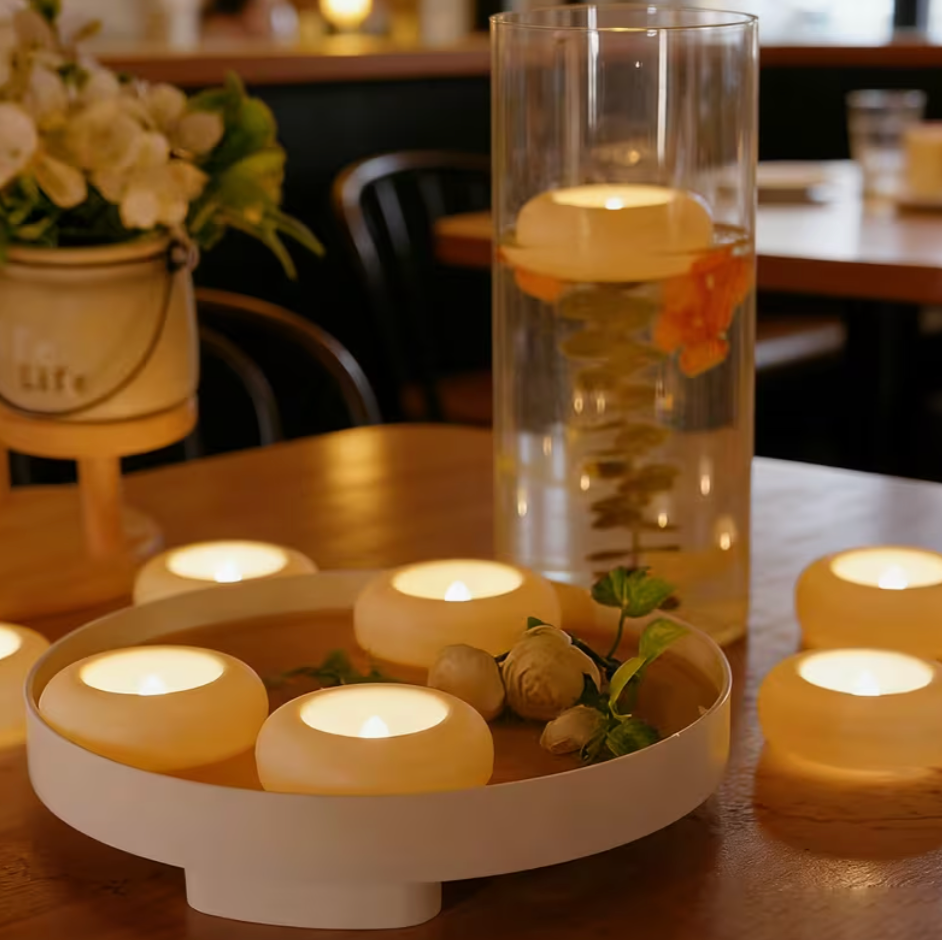 Floating LED Electronic Candle Light (Pack of 6)