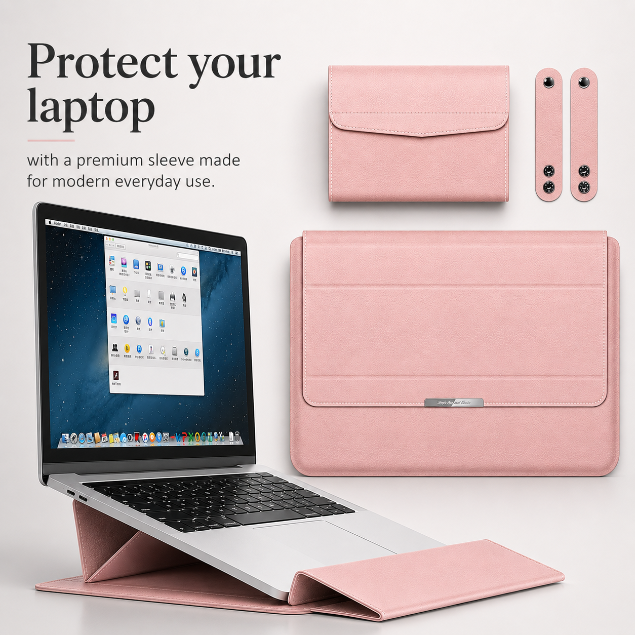 3 in1 Waterproof Laptop Sleeve Case