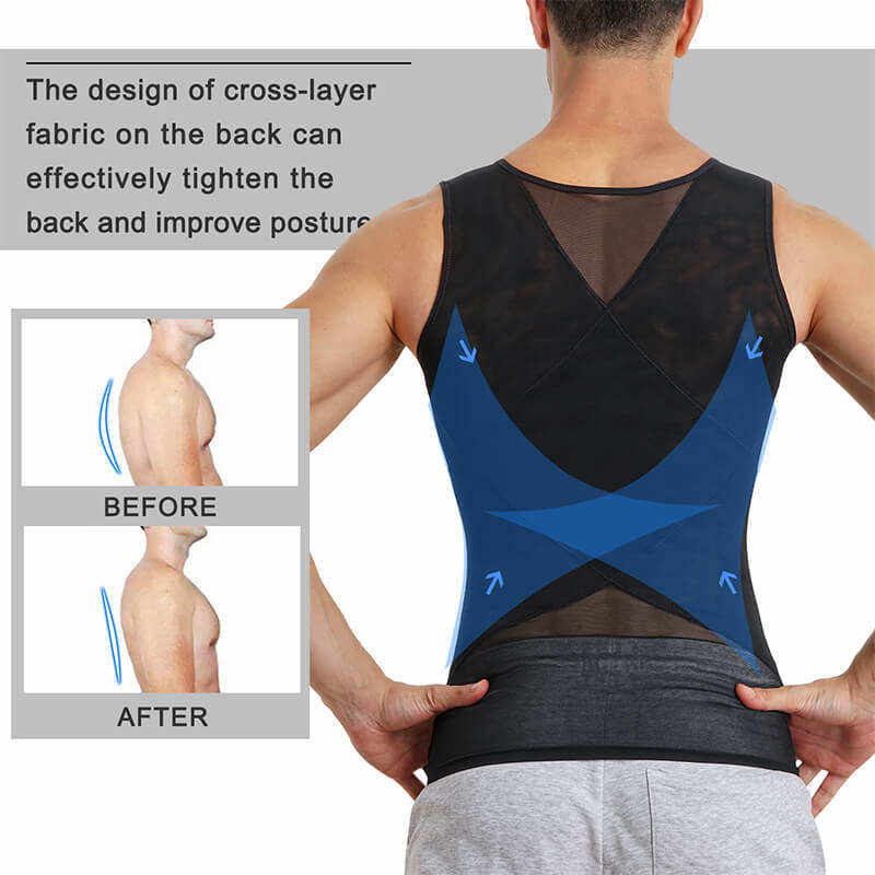 Bodysuit Compression Undershirt Vest For Loose Belly