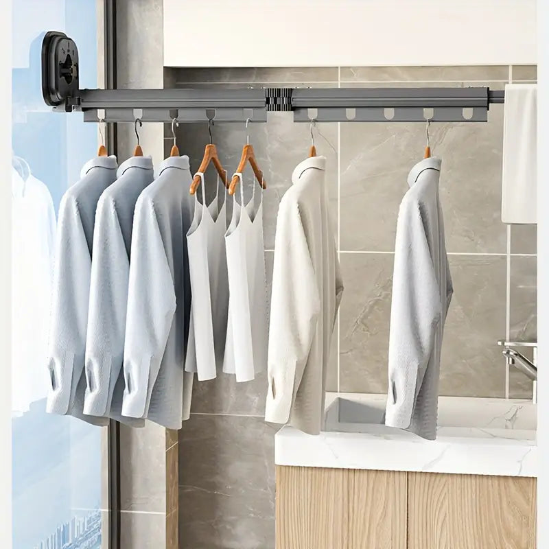 Wall Mounted Retractable Drying Rack