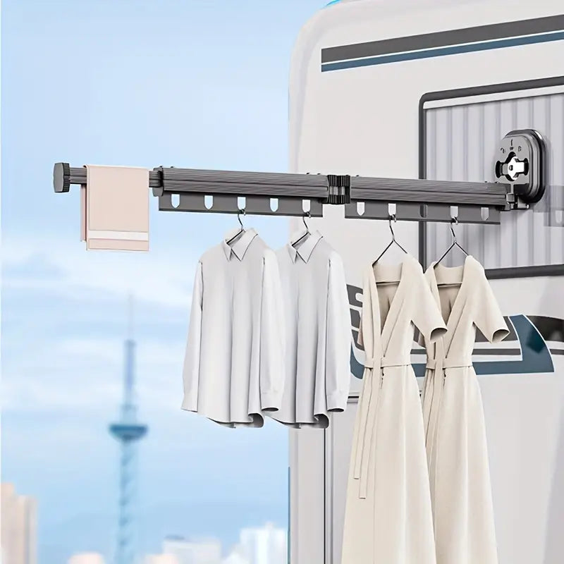 Wall Mounted Retractable Drying Rack