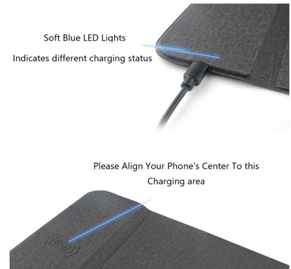 Wireless Charging Mouse Pad