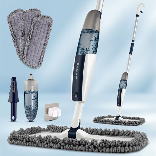 Manual Spray Mop With Refillable Water Tank