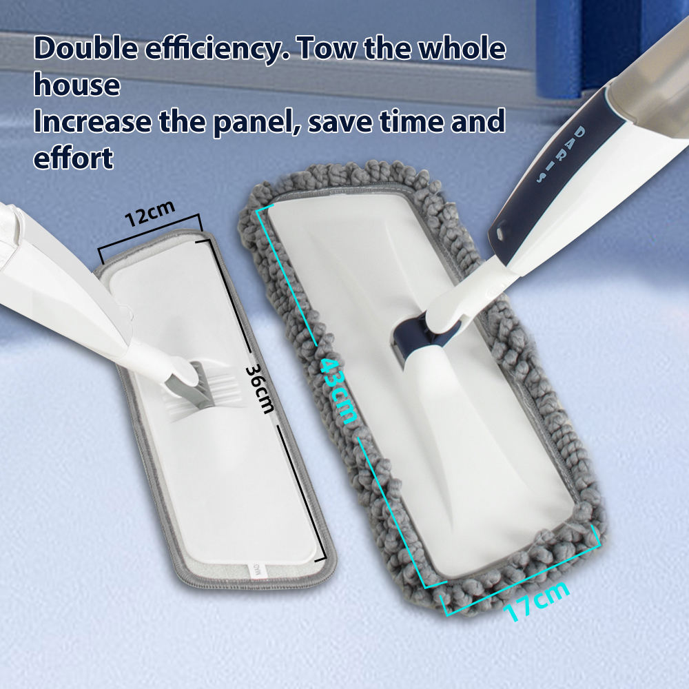 Manual Spray Mop With Refillable Water Tank