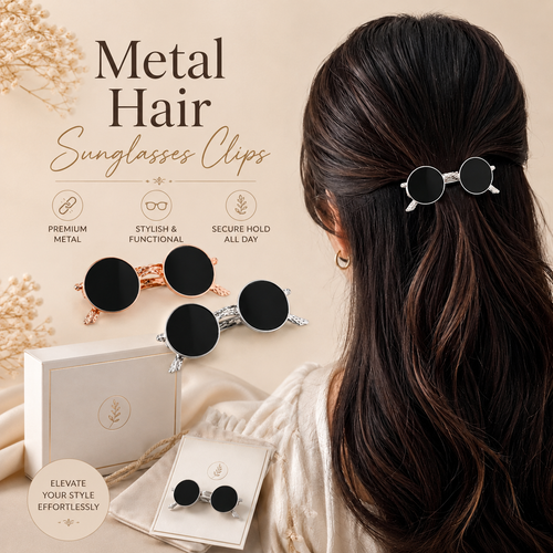 Metal Hair Sunglasses Clips