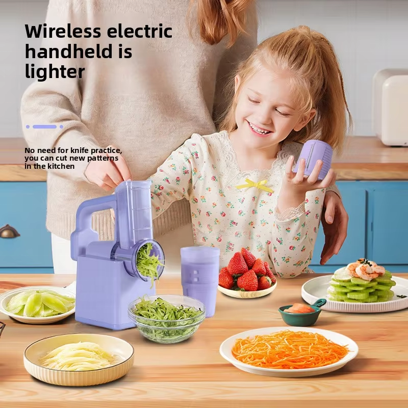4-IN-1 Handheld Wireless Automatic Vegetable Cutter
