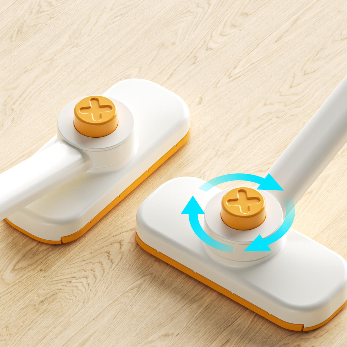 Mini 360° Rotating Mop With Replaceable Cloth