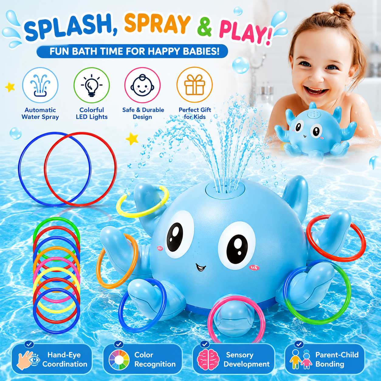Automatic Musical Octopus Sprinkler