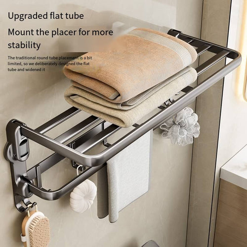 Wall Mounted Foldable Towel Rack