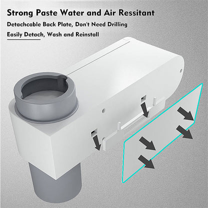 UV Toothbrush Holder With Toothpaste Dispenser