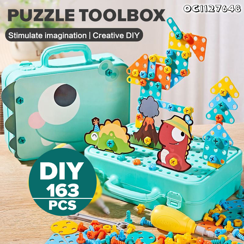 DIY Puzzle Tool Box For Kids