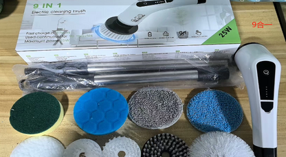 Cordless 9-in-1 Electric Spin Scrubber
