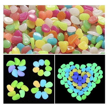 Glow In Dark Garden Rocks