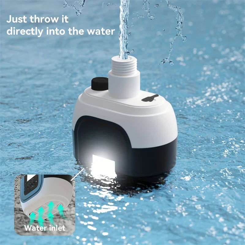 Rechargeable Portable Shower Head with Adjustable Pressure