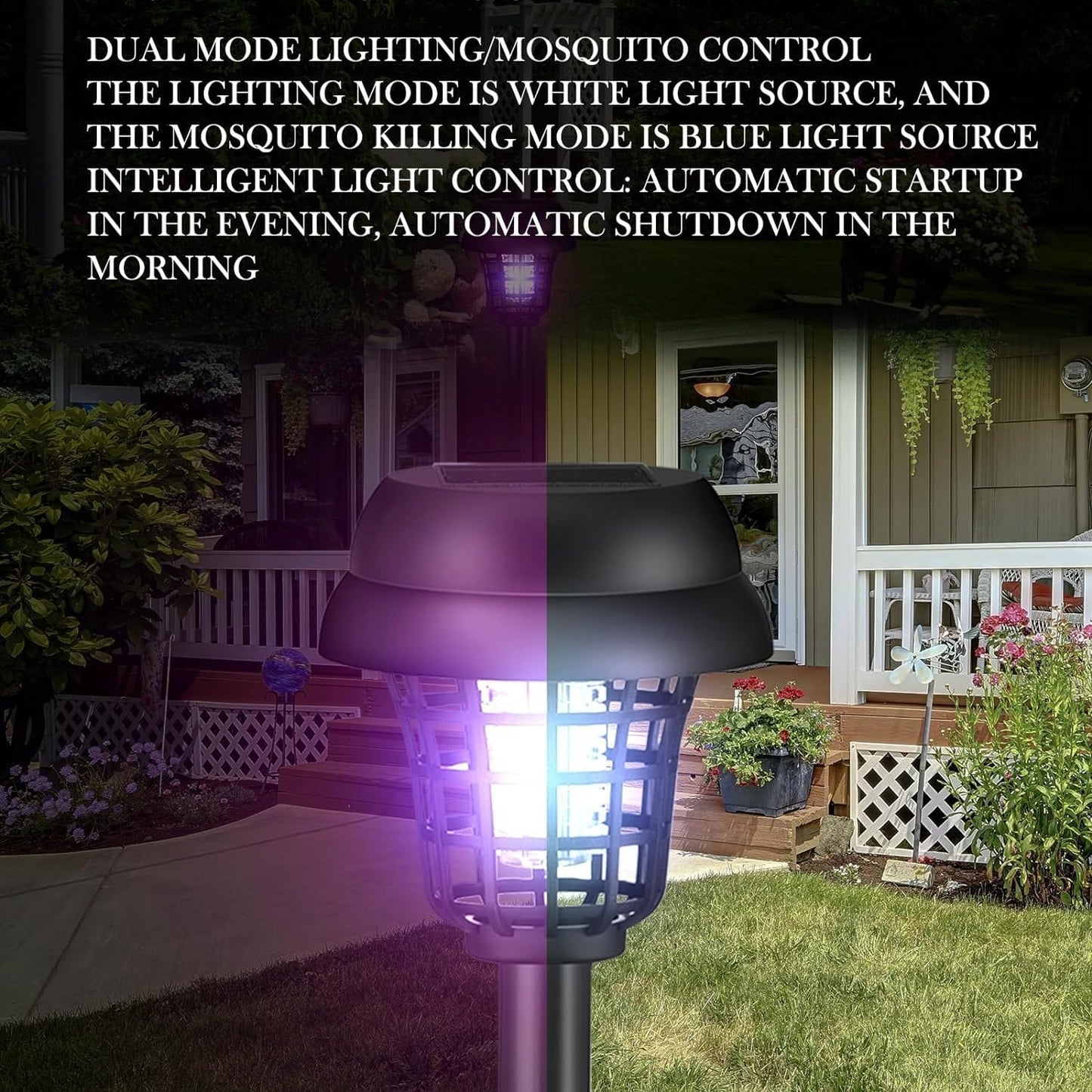 Solar Powered Mosquito Killer Lamp
