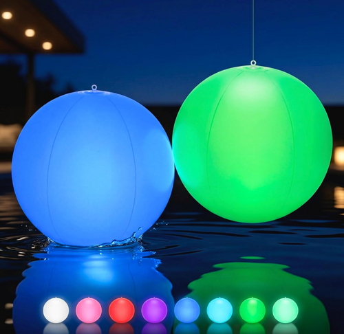 Solar powered 16 Colour Changing Beach Floating Light