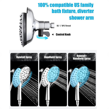 2 In 1 Magnetic & Rotatable Shower Head