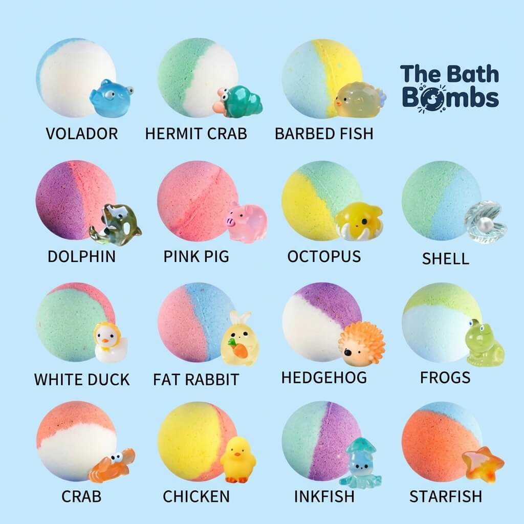 Bath Bombs With Toy Inside