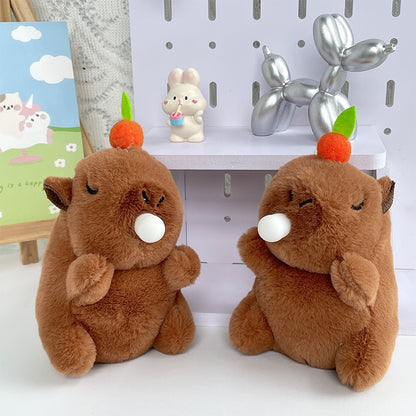 PupTales™  Capybara Plush Keychain Toy