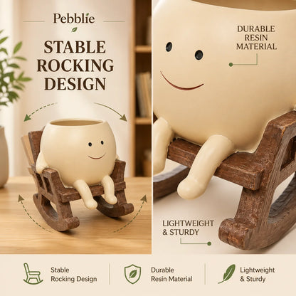 Rocking Chair Plant Pot