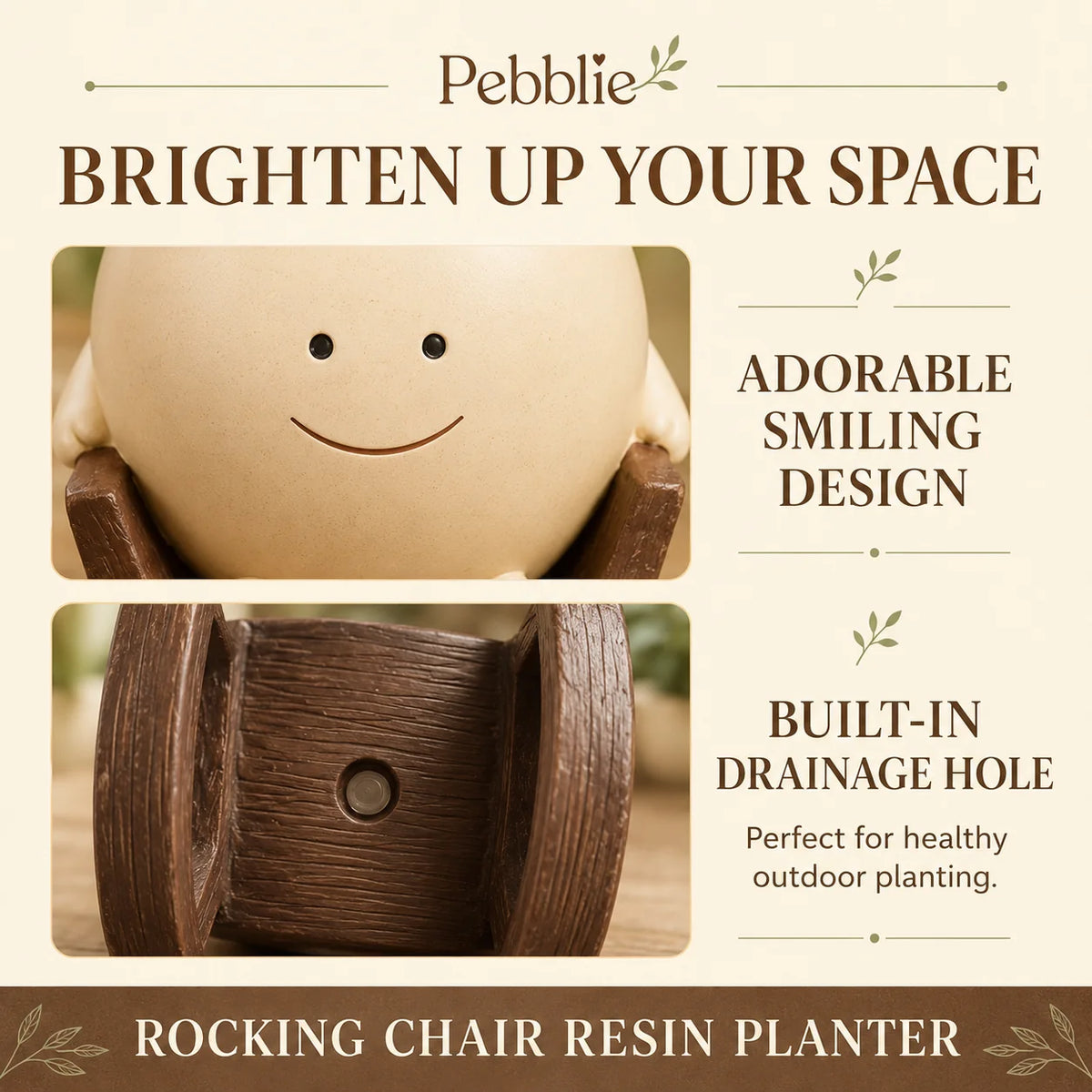 Rocking Chair Plant Pot