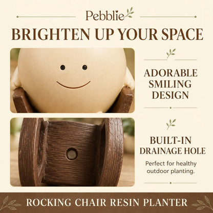 Rocking Chair Plant Pot