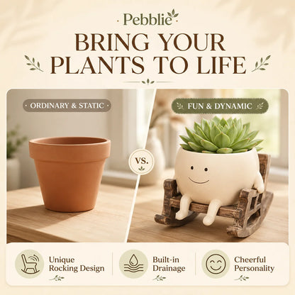 Rocking Chair Plant Pot