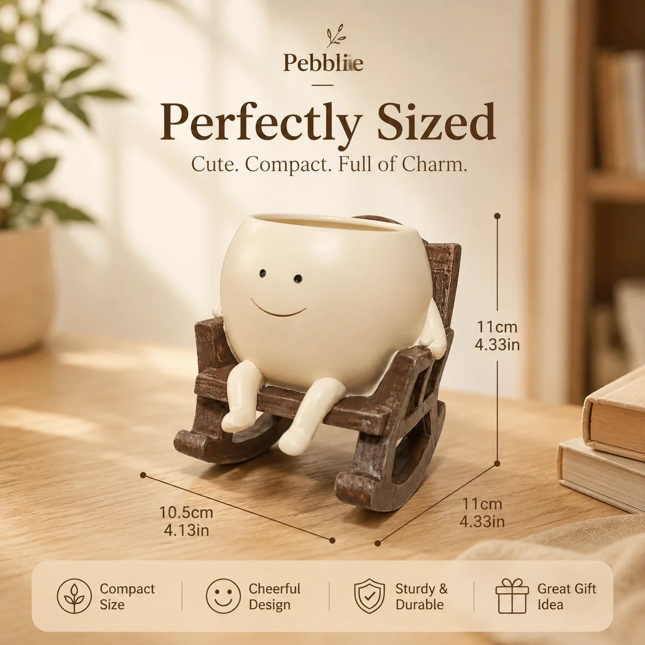Rocking Chair Plant Pot