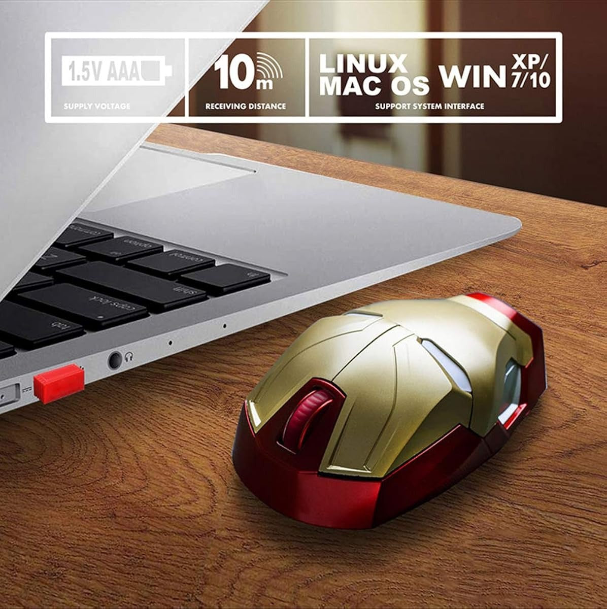 Iron Man MK46 Wireless Mouse