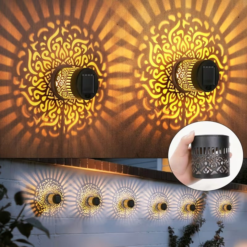 LotusGlow™ Solar Wall Light