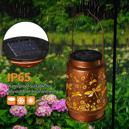 Solar-Powered Dragonfly Lantern