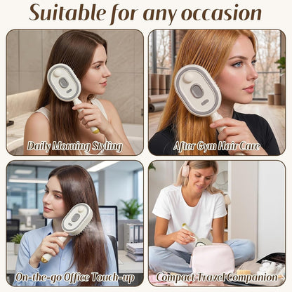 4-in-1 Spray Comb with Red Light Therapy