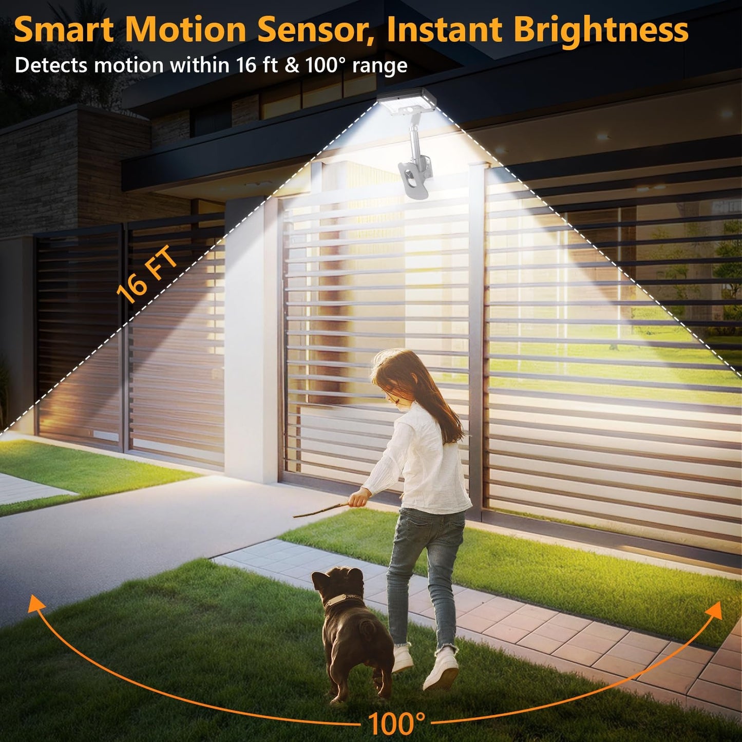 Clip-On Motion Sensor Solar Light