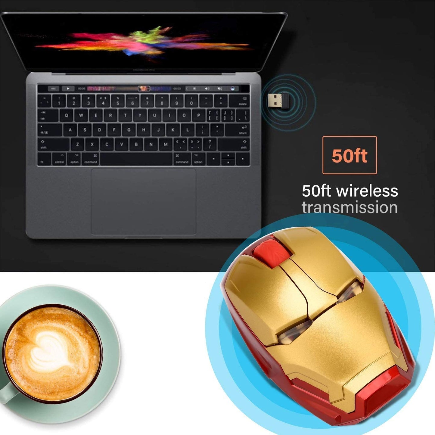 Iron Man MK46 Wireless Mouse