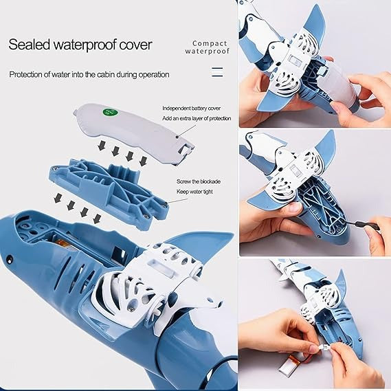 Electric Remote Control Shark Toy