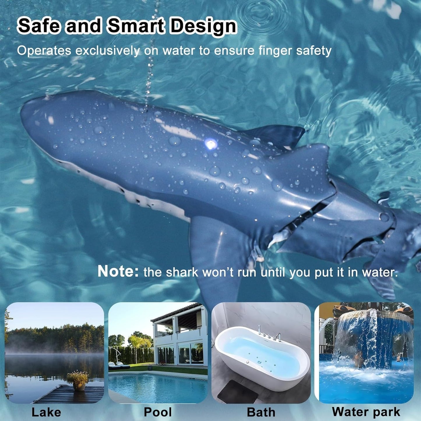 Electric Remote Control Shark Toy