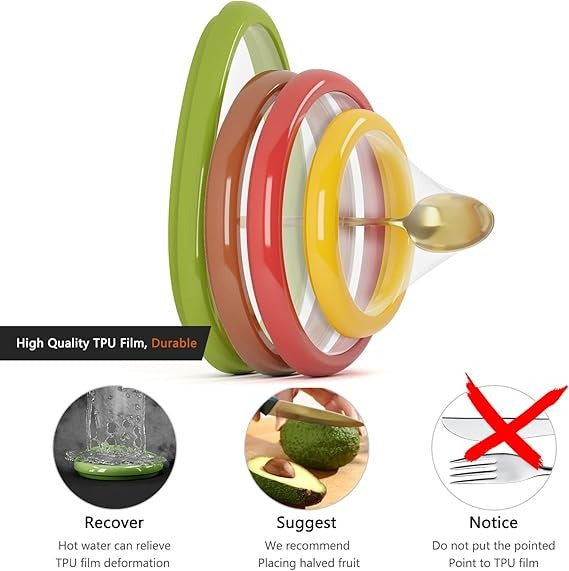 Silicone Stretch Pods – Reusable Silicone Food Covers