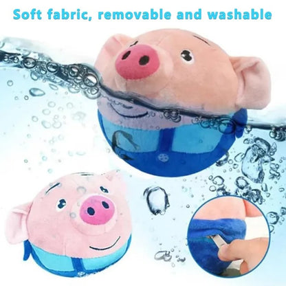 Interactive Bouncing Dog Pig Plush Toy