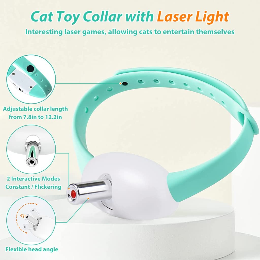 PurrChase™ Smart Laser Collar Cat Toy