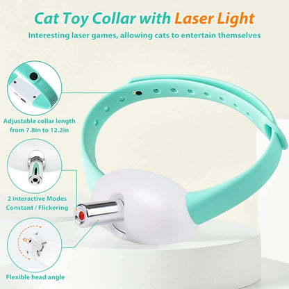 PurrChase™ Smart Laser Collar Cat Toy