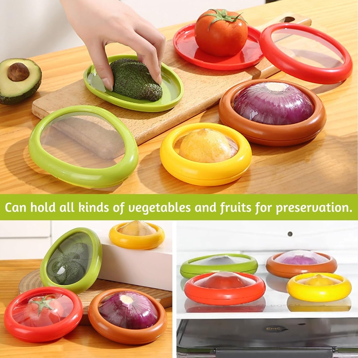 Silicone Stretch Pods – Reusable Silicone Food Covers